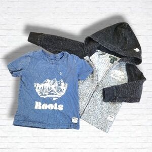 Toddler Unisex Roots Kids Tee Shirt And Hoodie 2 Piece Bundle Size 2T
